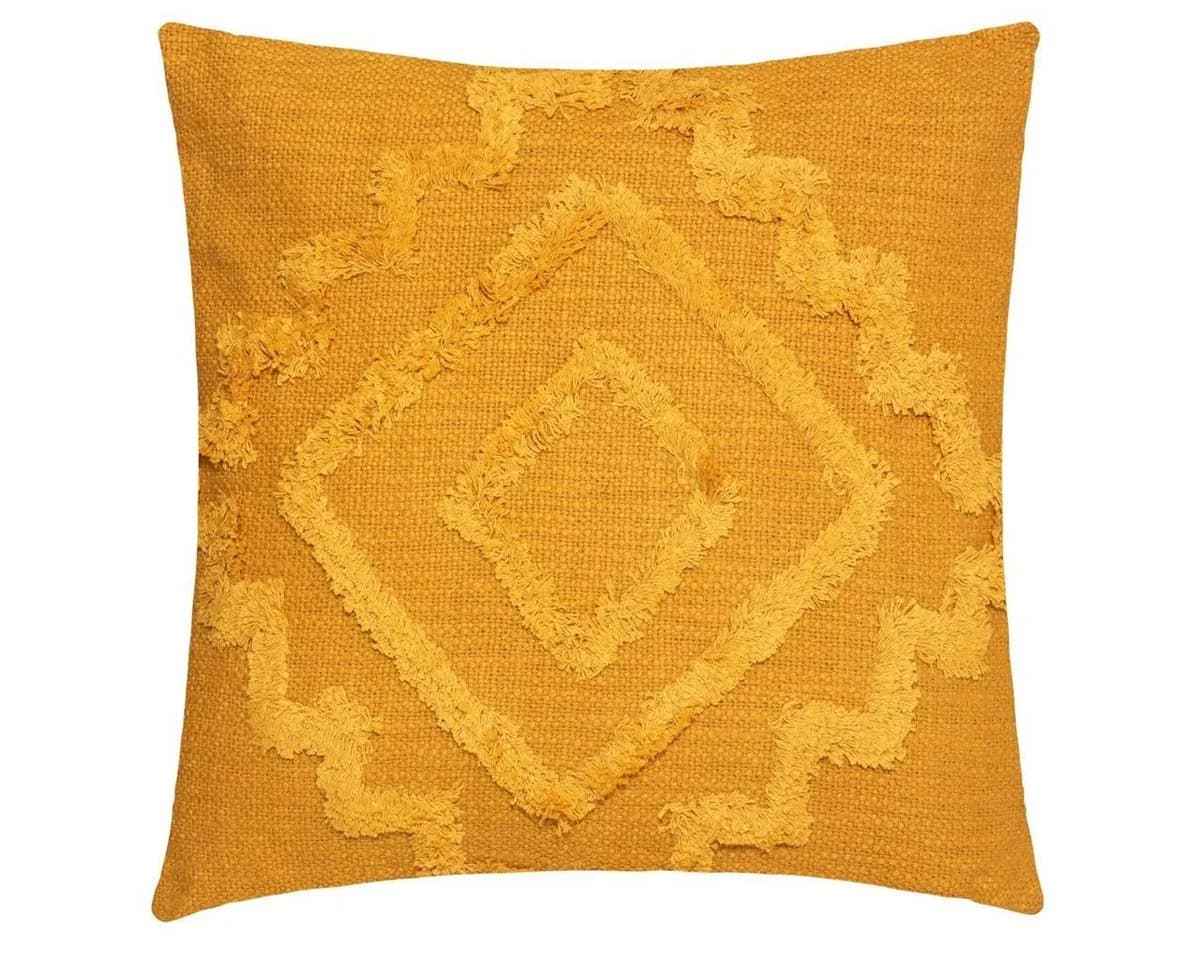Atmosphera Créateur d'intérieur Dekokissen INCA 40x40cm Gelb - Bild 2