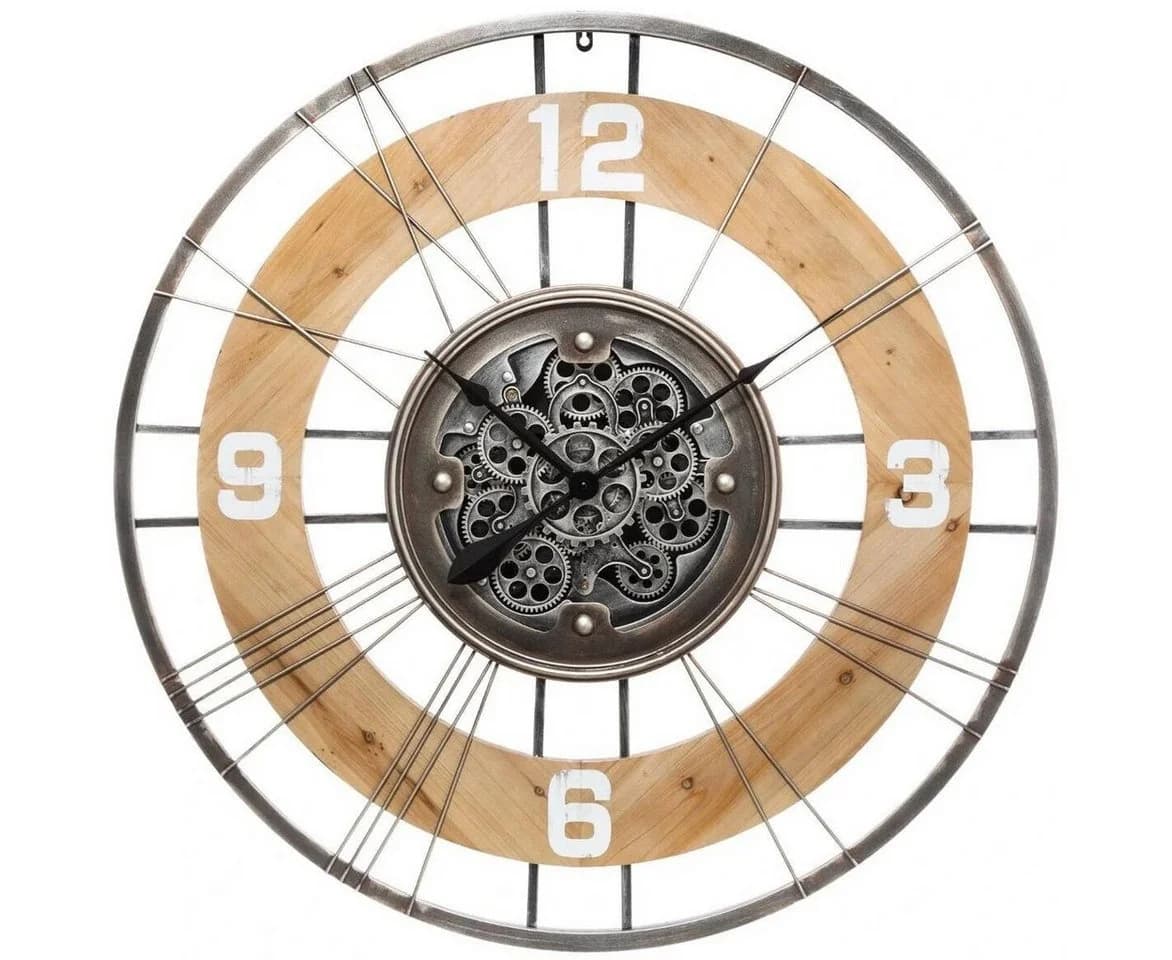 Atmosphera Wanduhr LANA mit Deko-Mechanismus 90 cm Metall - Bild 2