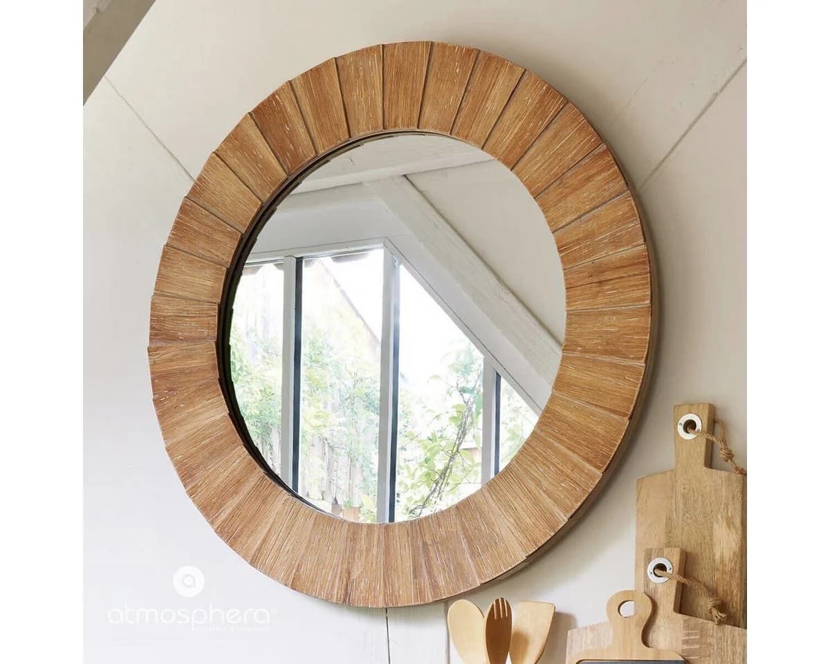 Atmosphera Créateur d'intérieur Wandspiegel Tannenholz 83 cm