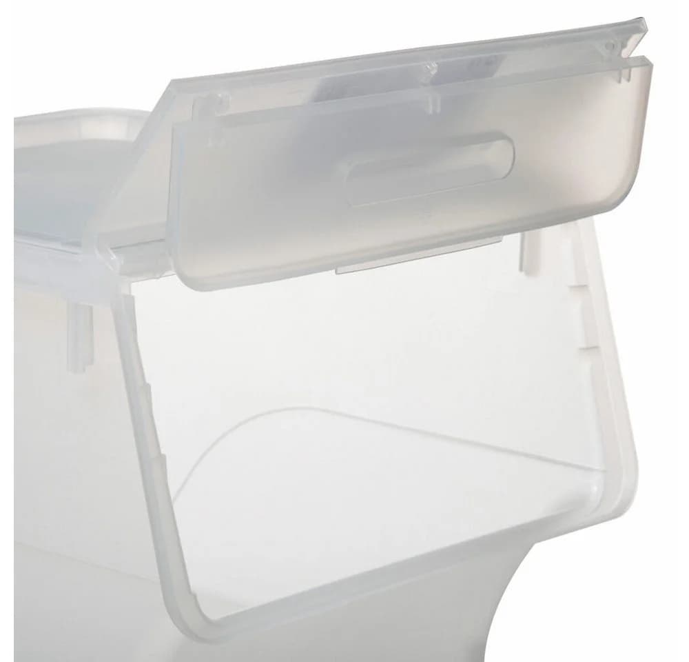 5five Simply Smart Aufbewahrungsbox mit Frontklappe Transparent 34 Liter - Bild 3