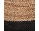 Atmosphera Juteteppich rund Ø120 cm beige-schwarz Bild 1