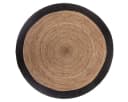 Atmosphera Juteteppich rund Ø120 cm beige-schwarz Bild 2