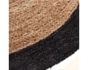Atmosphera Juteteppich rund Ø120 cm beige-schwarz Bild 3