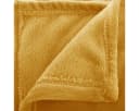 Atmosphera Wohndecke UNI 180x230 cm Gelb Polyester Fleecedecke Bild 3