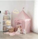 Atmosphera Spielzelt für Kinder Rosa Schloss-Design Polyester Bild 1