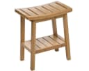 5five Simply Smart Badhocker BAMBOO mit Ablage Braun Bambus Bild 2