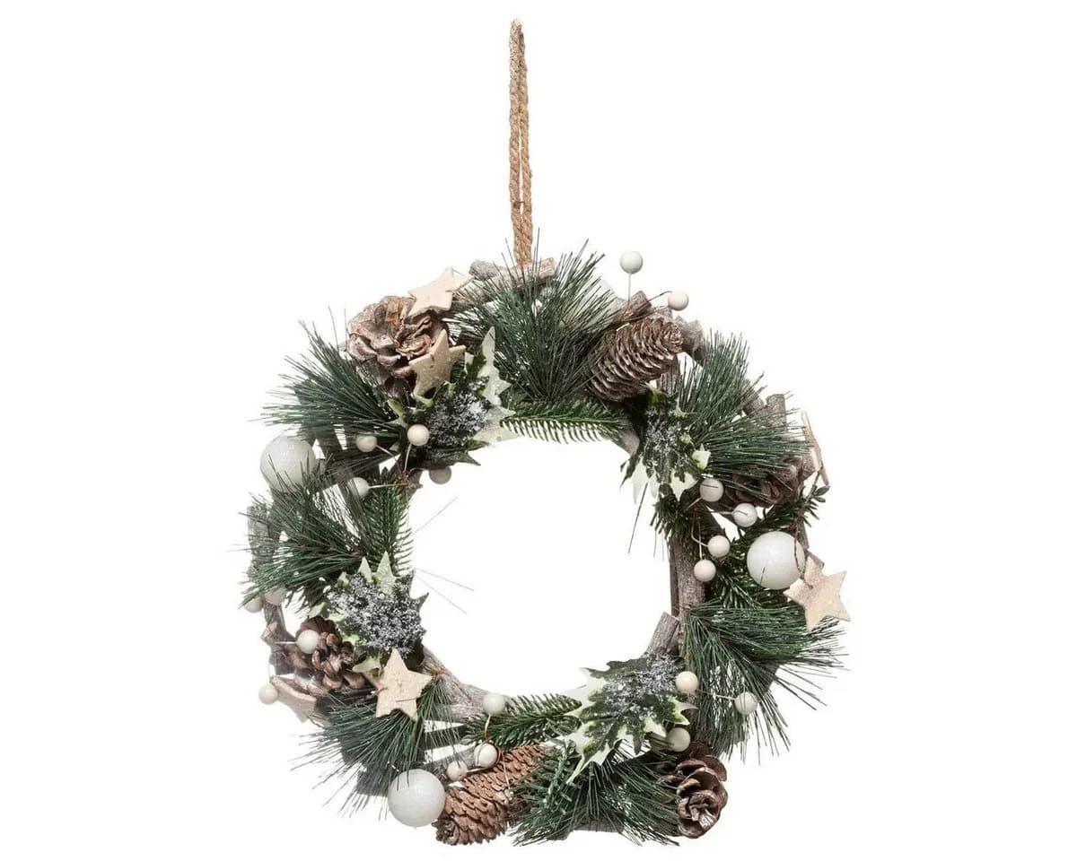 Atmosphera Créateur d'intérieur Adventskranz Holz 30 cm