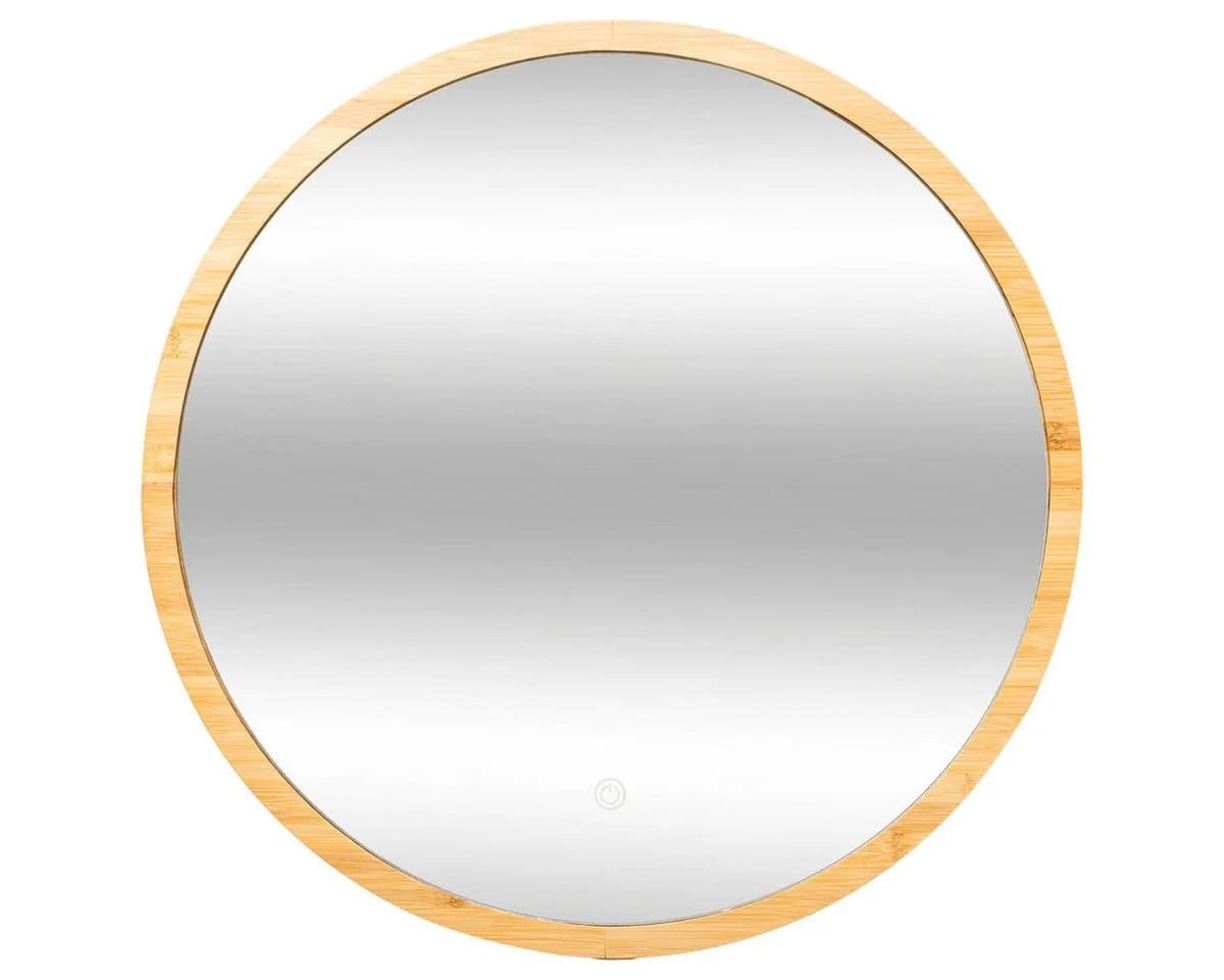 5five Simply Smart Wandspiegel Badspiegel mit LED-Beleuchtung Bambus - Bild 2