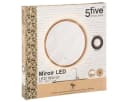 5five Simply Smart Wandspiegel Badspiegel mit LED-Beleuchtung Bambus Bild 5