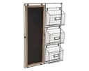 Atmosphera Kreidetafel mit 3 Körben Loft-Style Organizer Bild 2