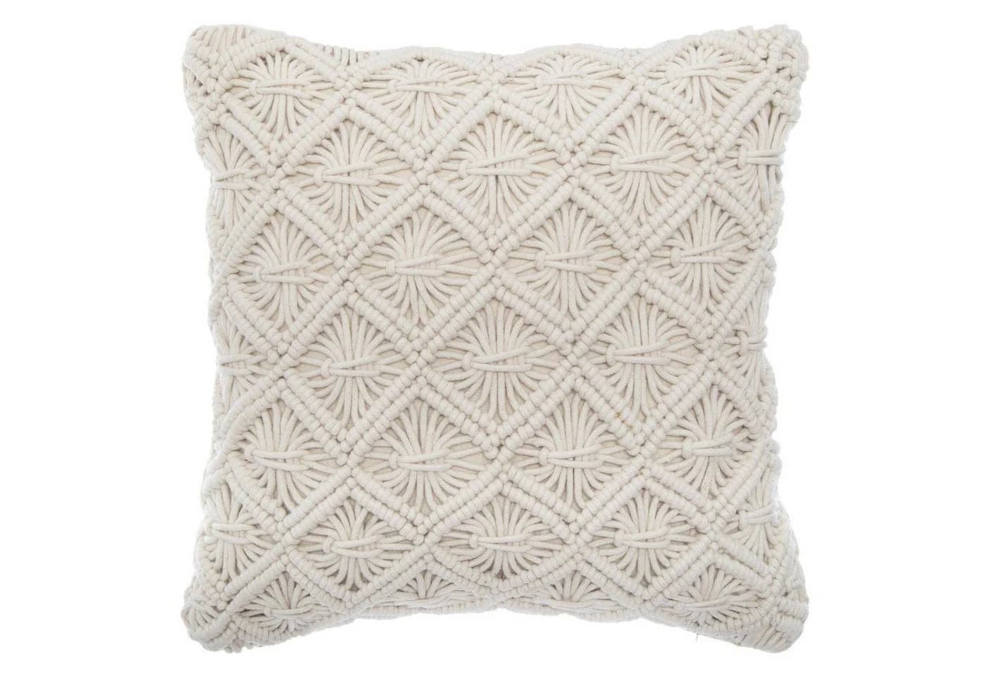 Atmosphera Créateur d'intérieur Dekokissen Makramee Beige - Bild 2