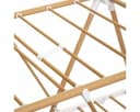 5five Simply Smart Faltbarer Wäscheständer 2-in-1 13m² Metall/Kunststoff Bild 3