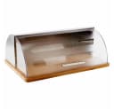 5five Simply Smart Brotkasten Rollbrotkasten Transparent Bambus Edelstahl Bild 2