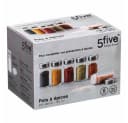 5five Simply Smart Gewürzglas-Set 6-tlg. Transparent Glas & Edelstahl Bild 1