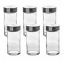 5five Simply Smart Gewürzglas-Set 6-tlg. Transparent Glas & Edelstahl Bild 2