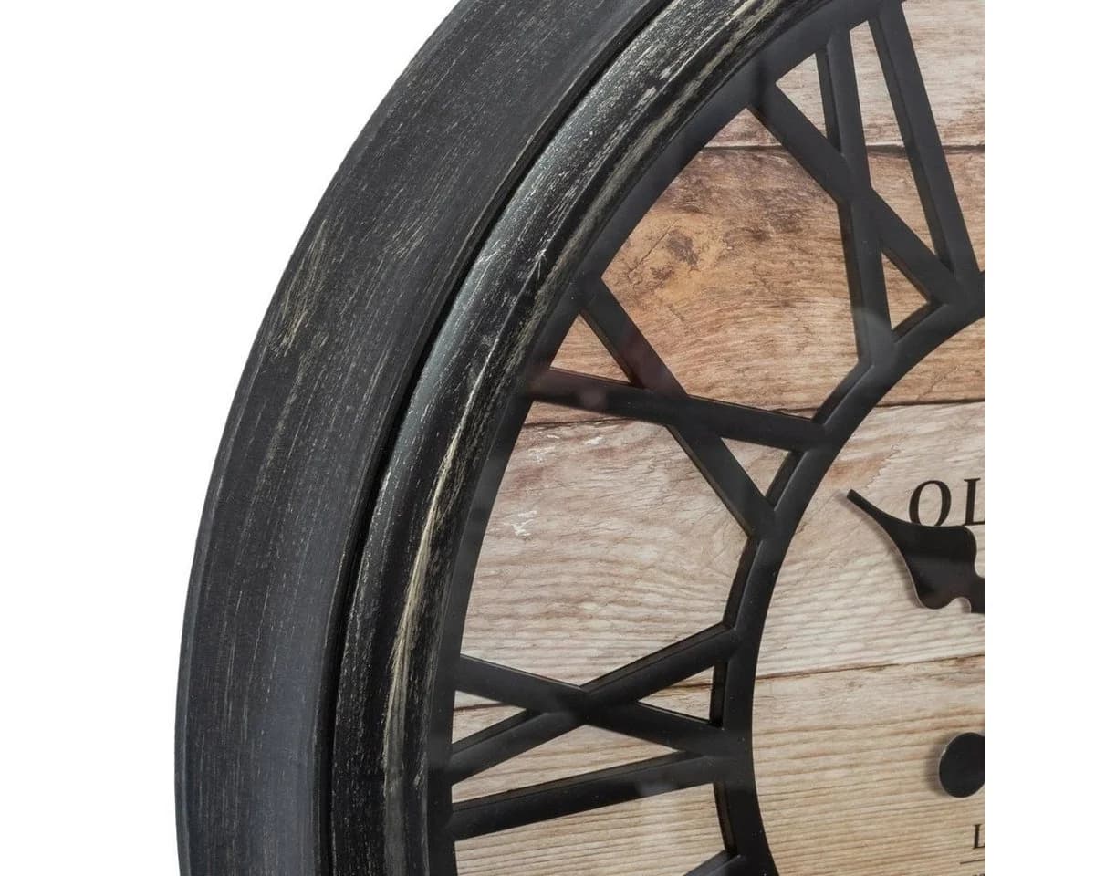 Atmosphera Créateur d'intérieur Wanduhr 50 cm Römische Ziffern Schwarz - Bild 3