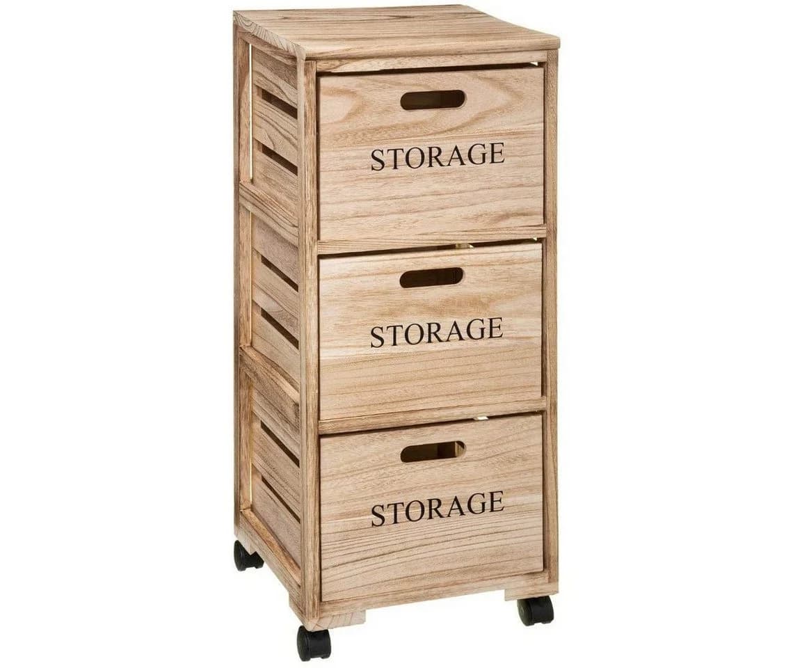5five Simply Smart Stauraumschrank FIVE - 3 Schubladen auf Rädern - Bild 2