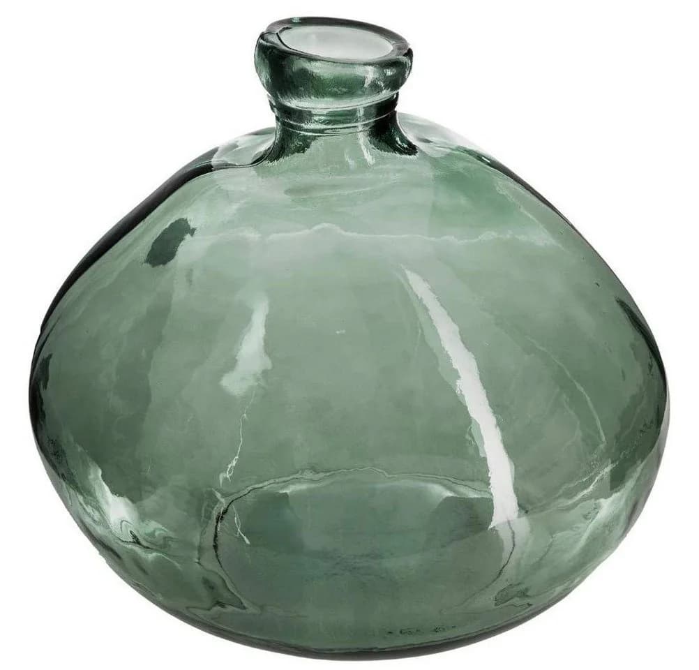 Atmosphera Dekovase Grau Glas Rund 23 cm