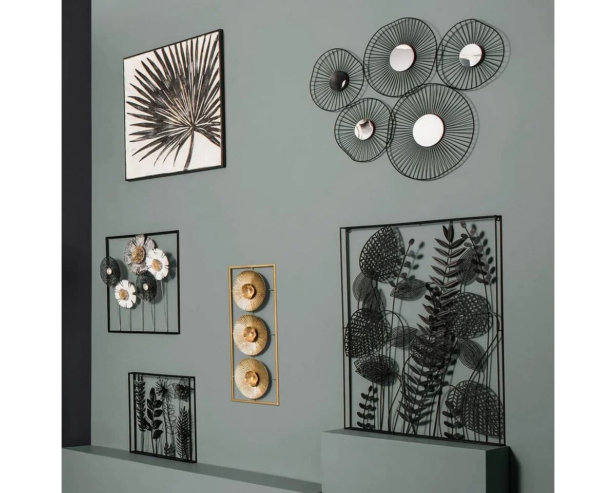 Atmosphera Wanddekoobjekt Wanddekoration aus Metall FLOWER - Bild 3
