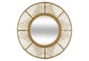Atmosphera Créateur d'intérieur Wandspiegel Boho Bambusrahmen 70 cm Bild 2