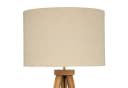 Atmosphera Stehlampe OLGA Dreibein Beige Schwarz Mangoholz Bild 3
