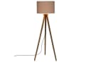Atmosphera Stehlampe OLGA Dreibein Beige Schwarz Mangoholz Bild 4
