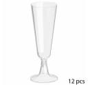 5five Simply Smart Champagnerglas 12er Set Transparent Kunststoff Bild 2