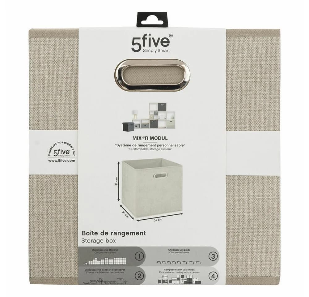 5five Simply Smart Aufbewahrungskorb Mix N Modul Beige Meliert - Bild 3