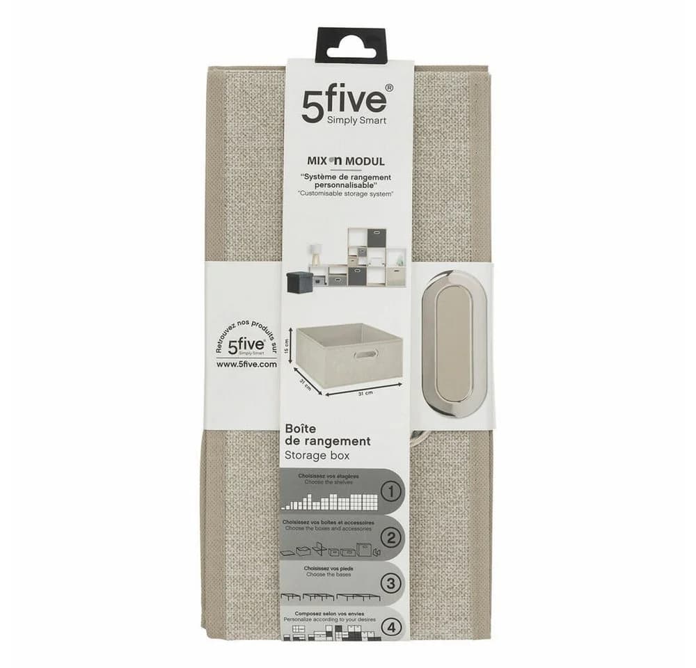 5five Simply Smart Aufbewahrungskorb Mix N Modul Beige Meliert - Bild 3