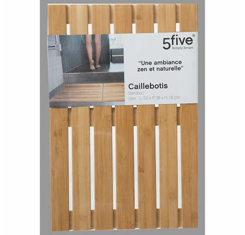 5five Simply Smart Badematte Naturelle Bambus Beige - Bild 3