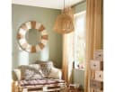 Atmosphera JILY Pendelleuchte Beige Metall Boho Bild 1
