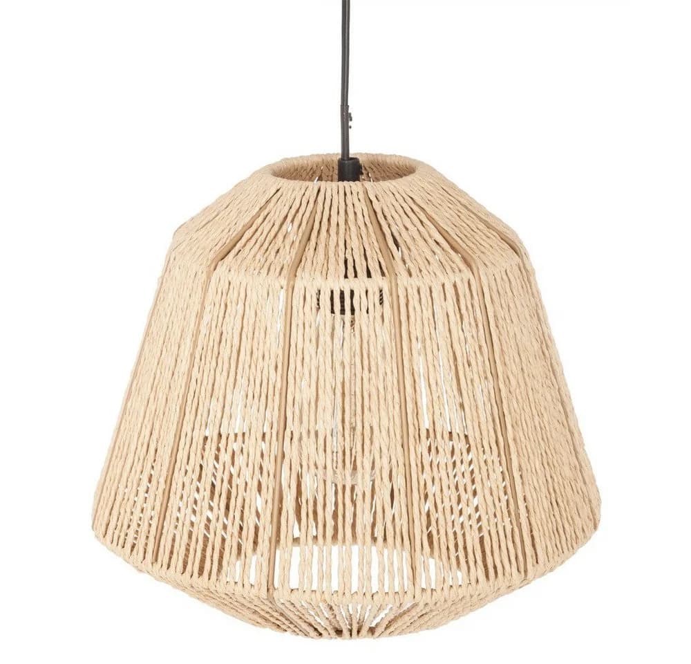 Atmosphera JILY Pendelleuchte Beige Metall Boho - Bild 2