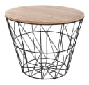 Atmosphera Créateur d'intérieur Beistelltisch Weiß Metallkorb Bild 2