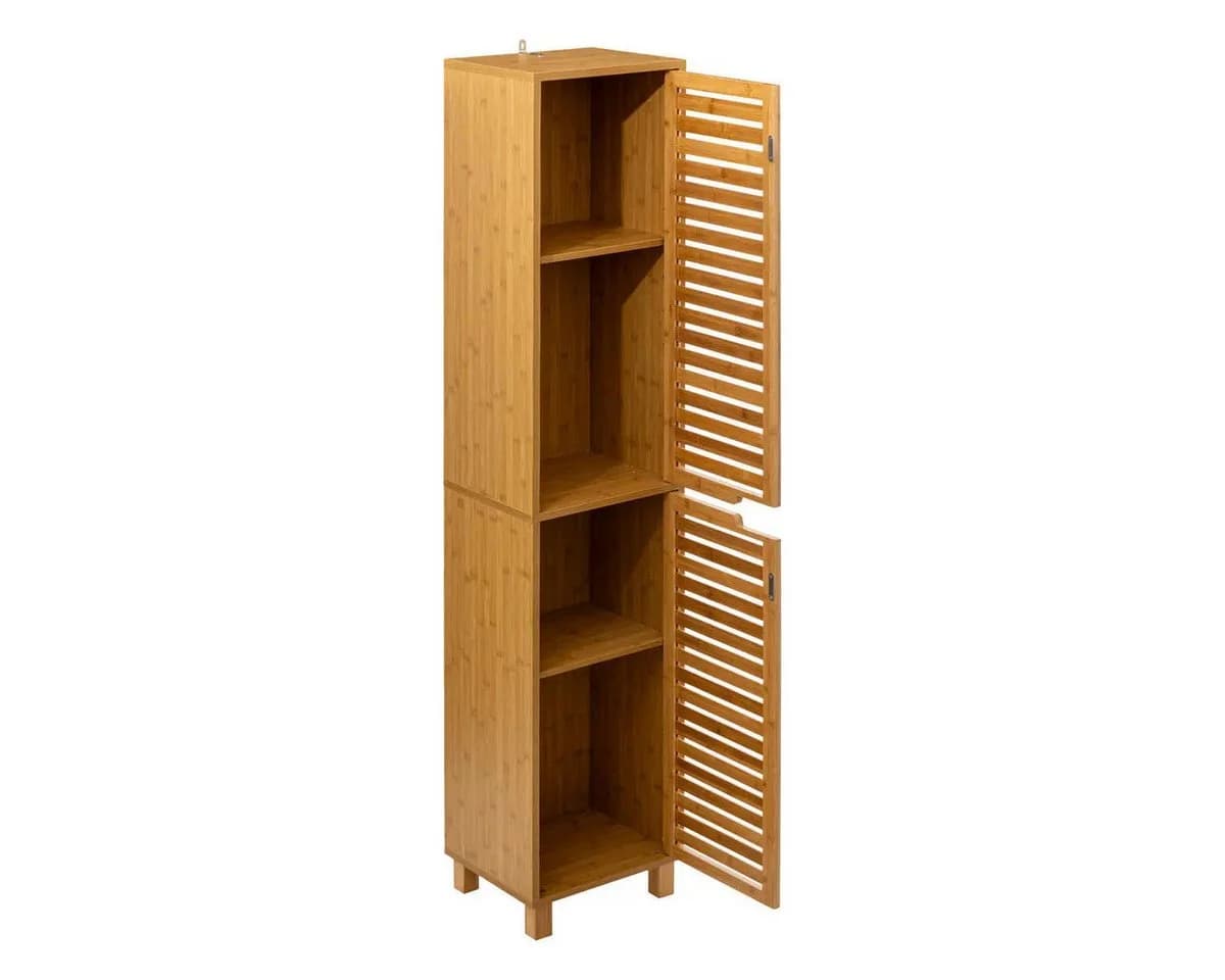 5five Simply Smart Badregal SICELA mit Türen Bambus