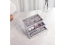HURTNET Schmuck Organizer Acryl transparent 3 Schubladen Samteinlage Bild 1