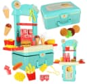 Ikonka Kinderküche im Koffer 19-tlg. Fast Food Set mit Zubehör Bild 2