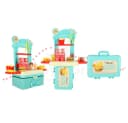 Ikonka Kinderküche im Koffer 19-tlg. Fast Food Set mit Zubehör Bild 3