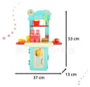 Ikonka Kinderküche im Koffer 19-tlg. Fast Food Set mit Zubehör Bild 4