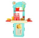 Ikonka Kinderküche im Koffer 19-tlg. Fast Food Set mit Zubehör Bild 5