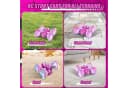 LA CUTE RC Spider Auto Pink 4x4 4WD Stunt Car mit LED & Sprühfunktion Bild 1
