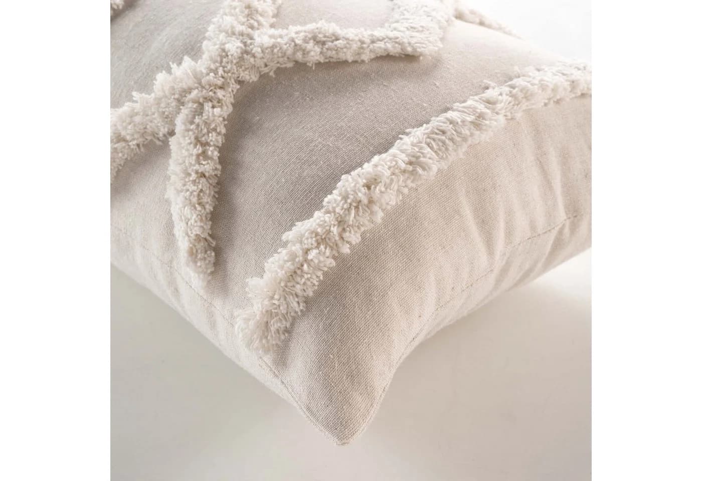Douceur d'intérieur Dekokissen SAFIRA Boucle-Effekt 30x50 cm