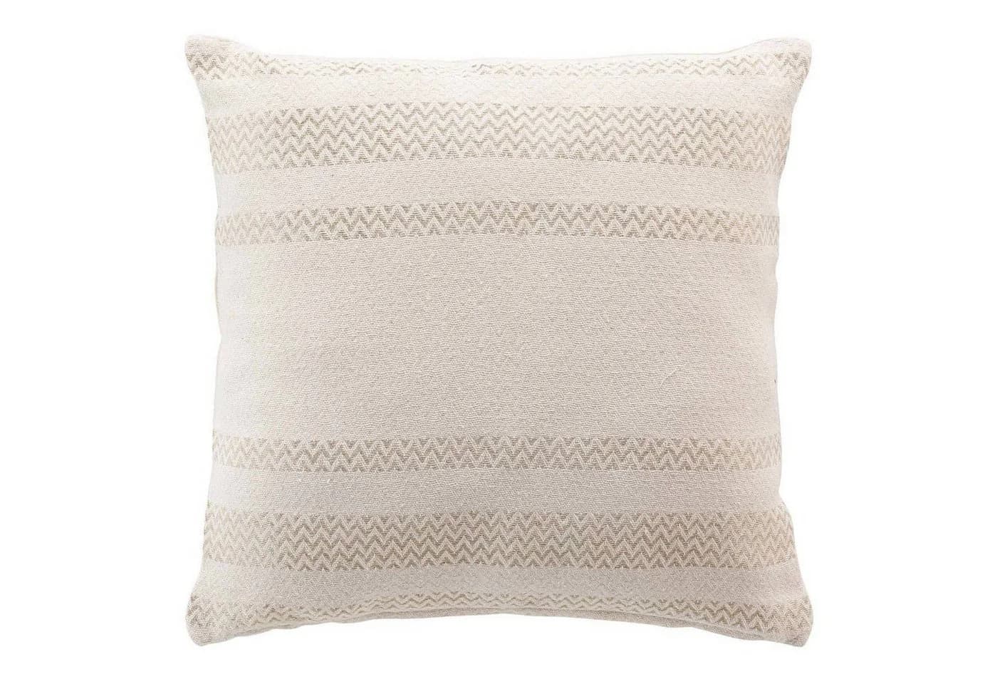 Douceur d'intérieur Dekokissen Beige Baumwolle - Bild 2