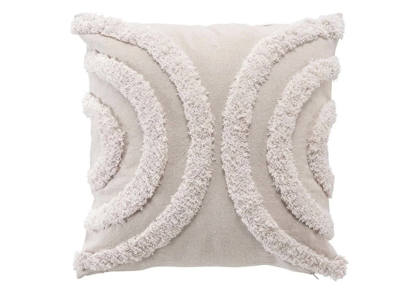 Douceur d'intérieur Dekokissen ZITA Beige Boucle-Effekt - Bild 2