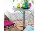 Douceur d'intérieur Wachstischdecke Transparent Rund 180 cm Bild 1
