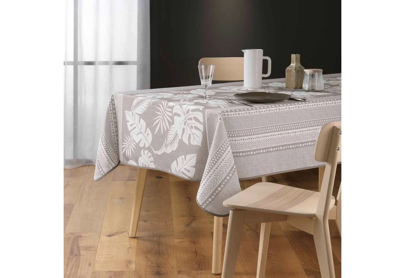 Douceur d'intérieur Tischdecke 240x150 cm Beige - Bild 3