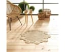 Douceur d'intérieur Teppich Boho-Stil Braun Jute Bild 1