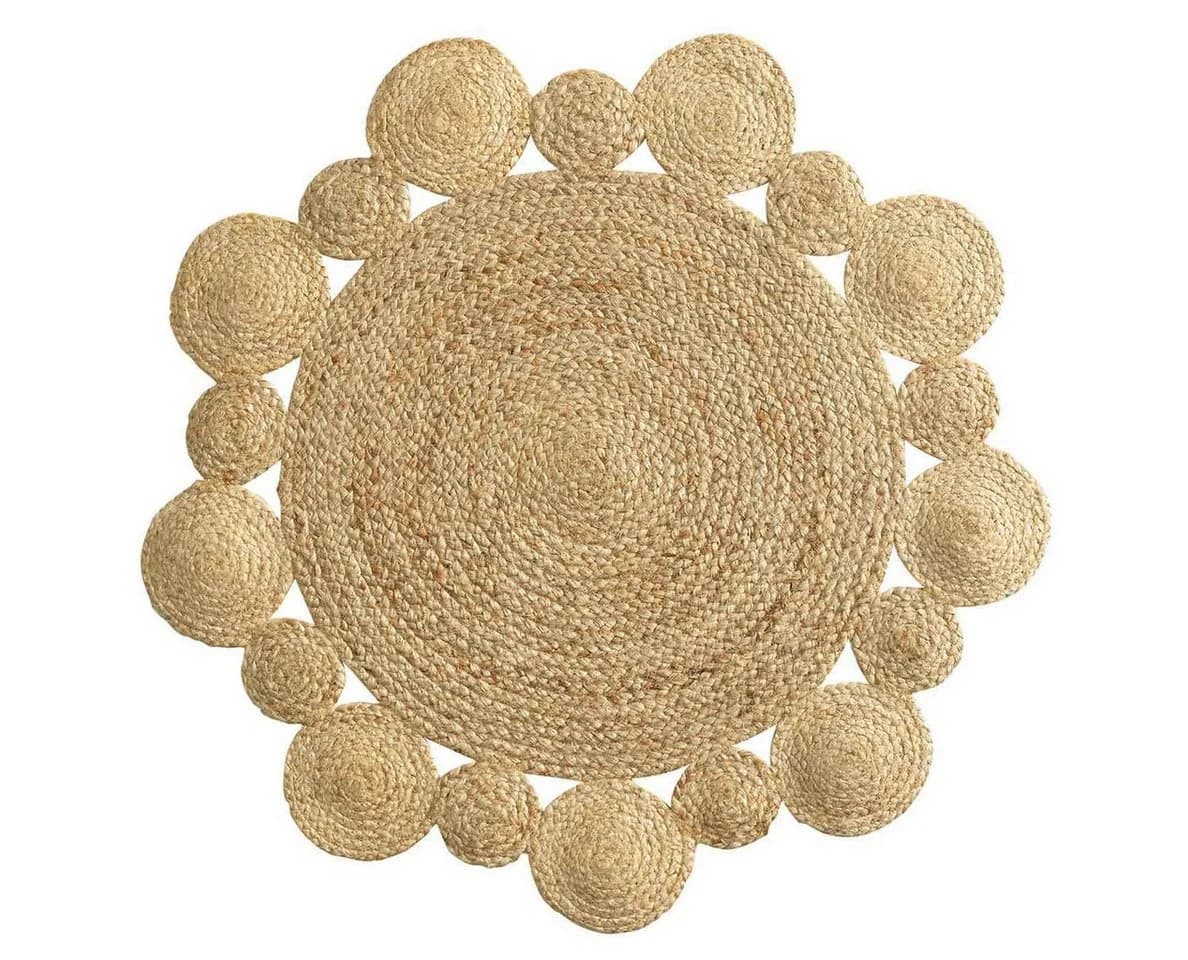 Douceur d'intérieur Teppich Boho-Stil Braun Jute - Bild 2