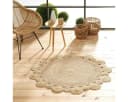 Douceur d'intérieur Teppich aus Jute CORDOU, rund, braun Bild 1