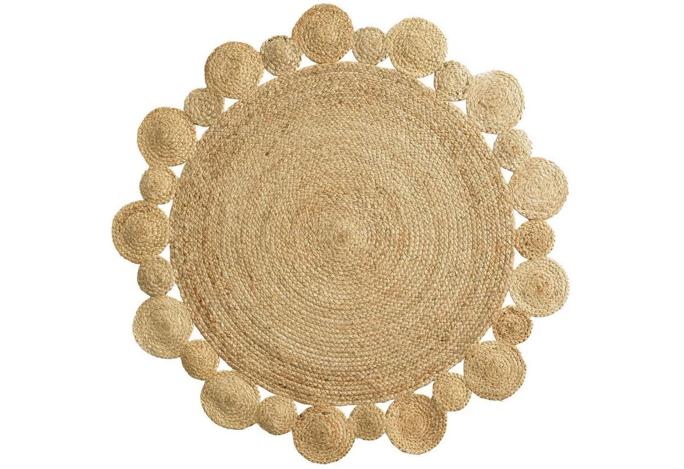 Douceur d'intérieur Teppich aus Jute CORDOU, rund, braun - Bild 2