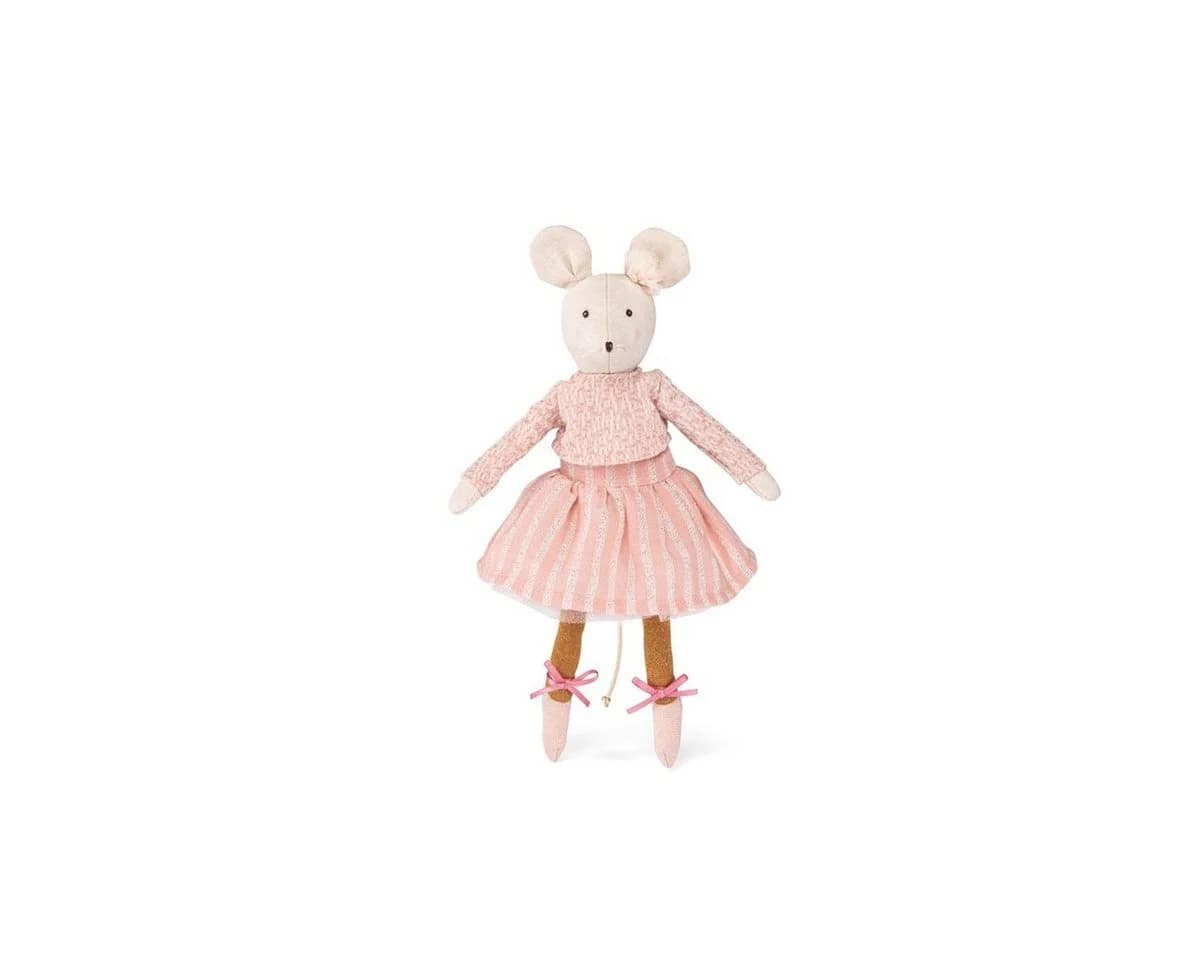 Moulin Roty Stoffpuppe Ballerina Maus Anna 28cm Glitzer - Bild 2